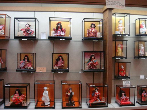 japanese doll display case